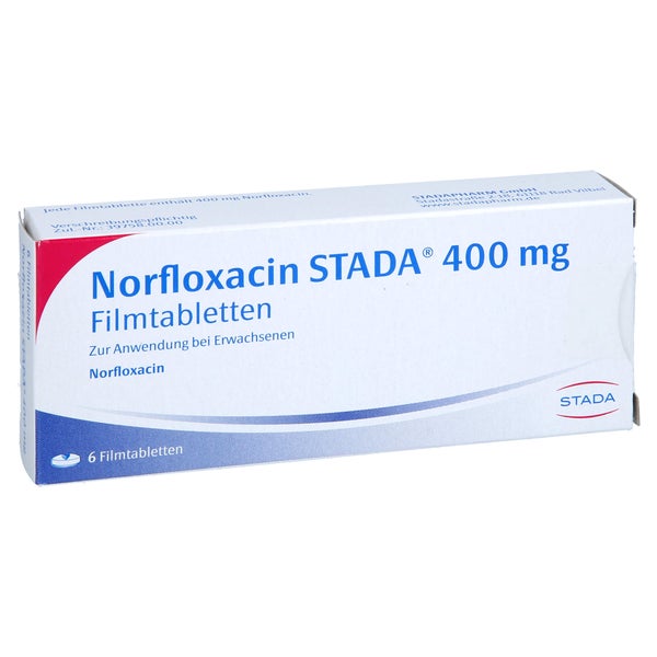 Norfloxacin Stada 400 mg Filmtabletten 6 St