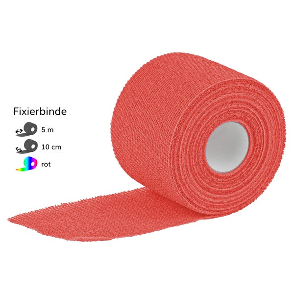 Urgolast Color Binde 10 cmx5 m rot 10 St