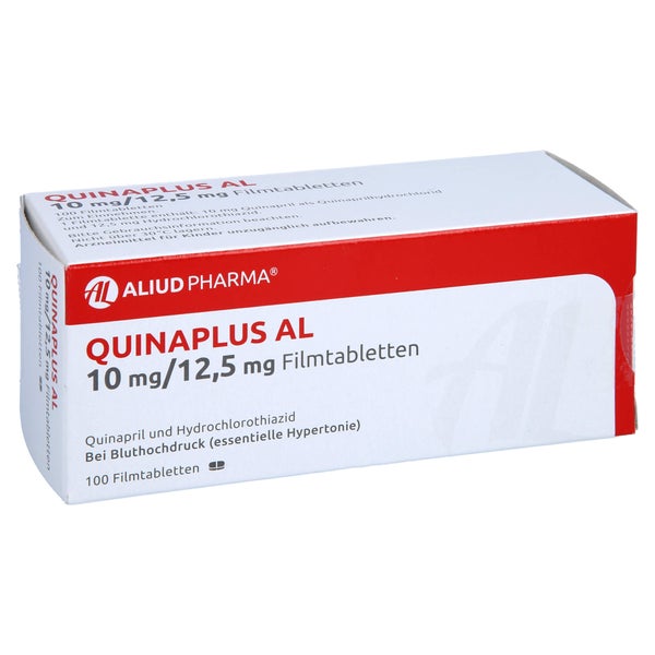 QUINAPLUS AL 10 mg/12,5 mg Filmtabletten 100 St