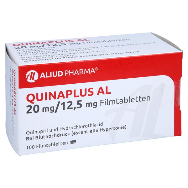 QUINAPLUS AL 20 mg/12,5 mg Filmtabletten 100 St