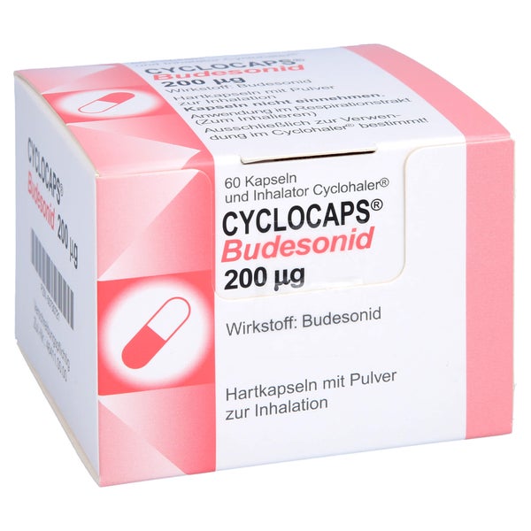 CYCLOCAPS Budesonid 200 µg Inh.Kaps.+Cyclohaler 60 St