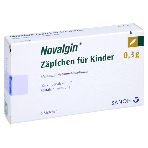 Novalgin Kindersuppositorien 5 St