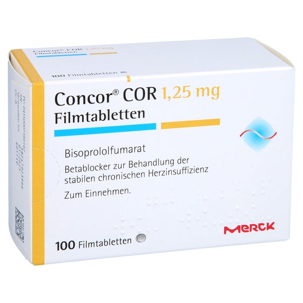 Concor COR 1,25 mg Filmtabletten 100 St