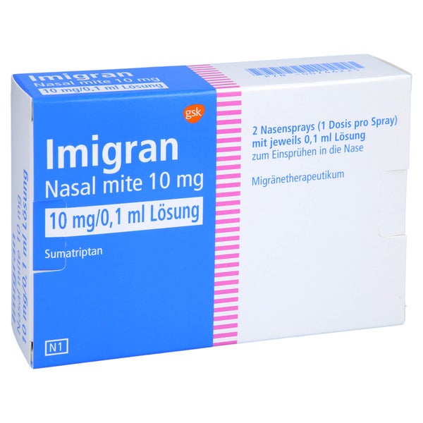 Imigran Nasal mite 10 mg Nasenspray 2 St