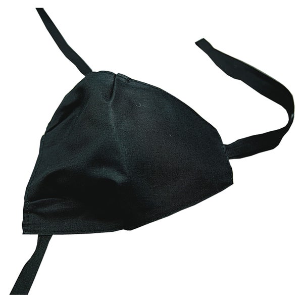 Ohrenbinde Dreieckig Mittel schwarz 1 St