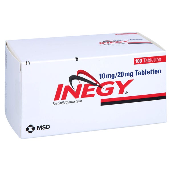 Inegy 10 Mg/20 mg Tabletten 100 St