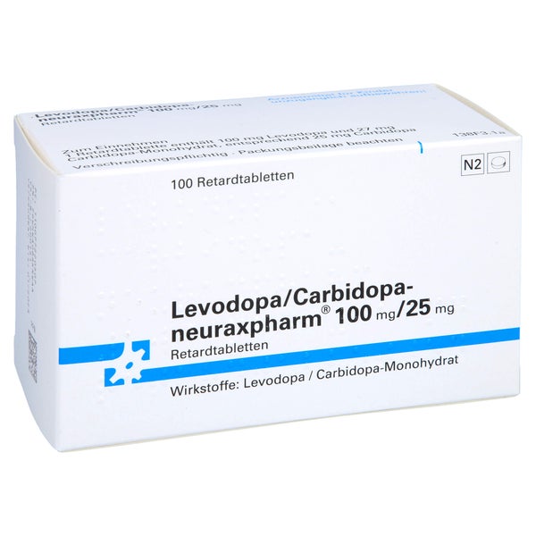 LEVODOPA/Carbidopa-neuraxpharm 100/25 mg Ret.-Tab. 100 St