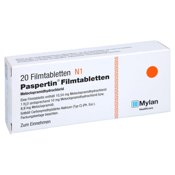 Paspertin Filmtabletten 20 St