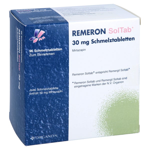 Remeron Soltab 30 mg Schmelztabletten 96 St