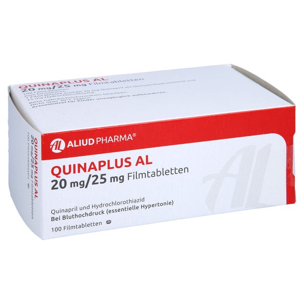 Quinaplus AL 20 mg/25 mg Filmtabletten 100 St