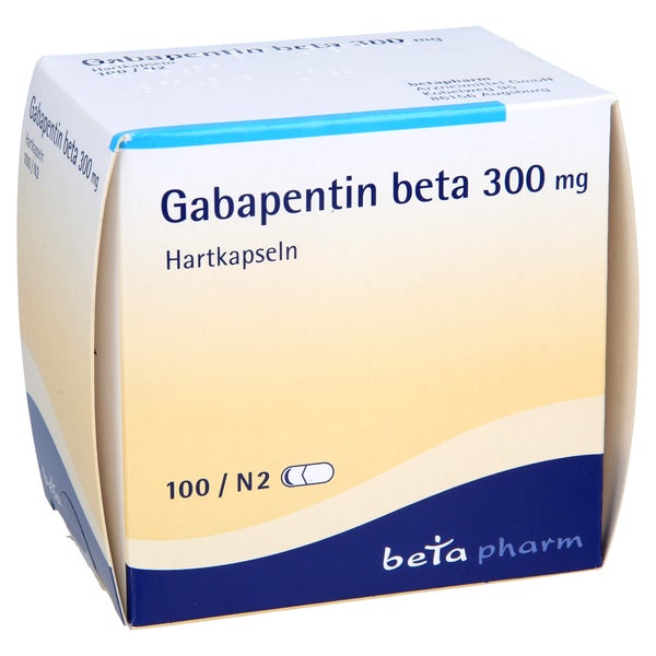 Gabapentin beta 300 mg Hartkapseln 100 St