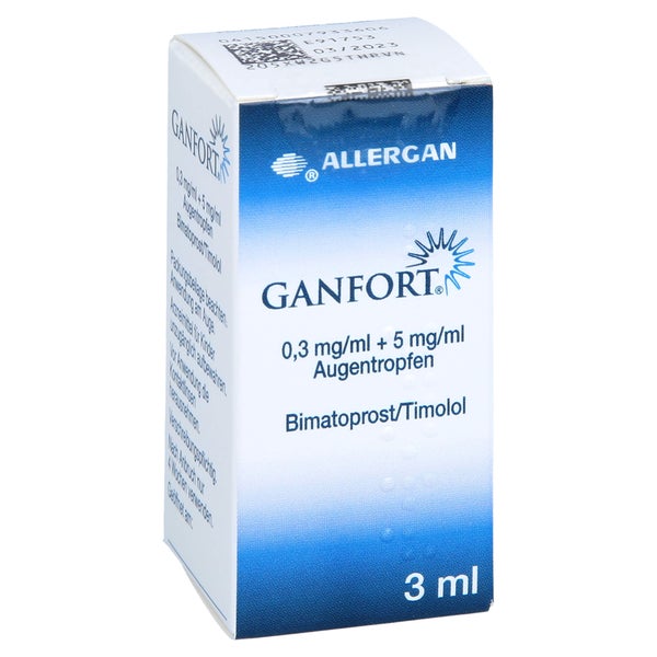 GANFORT 0,3 mg/ml + 5 mg/ml Augentropfen 3 ml