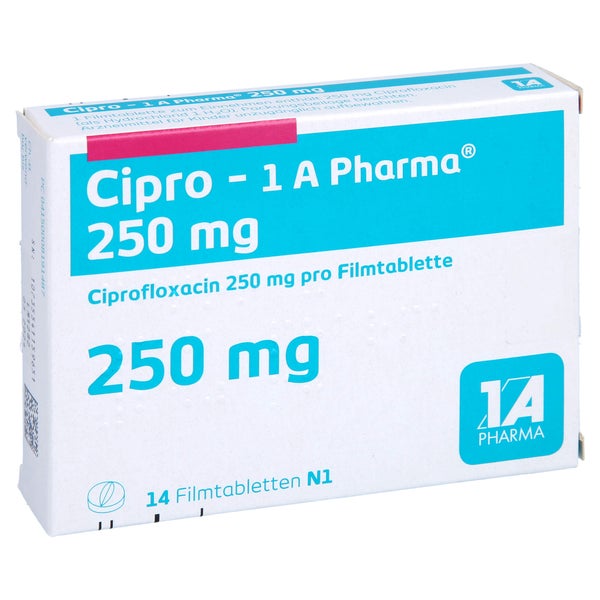 Cipro-1a Pharma 250 mg Filmtabletten 14 St