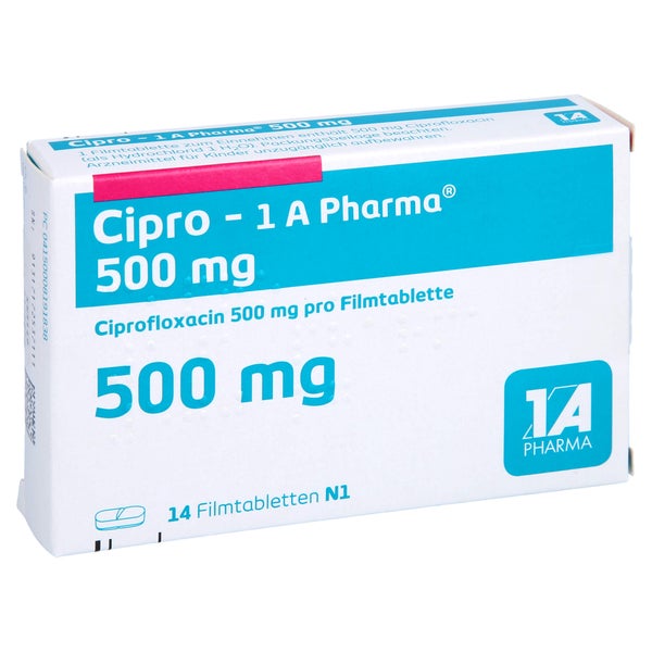 Cipro-1a Pharma 500 mg Filmtabletten 14 St