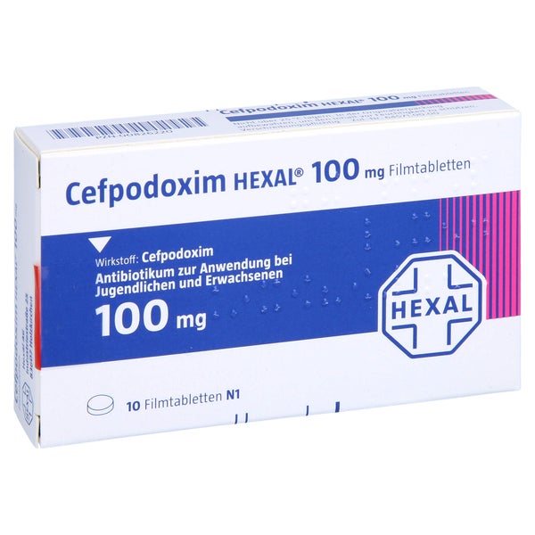 Cefpodoxim Hexal 100 mg Filmtabletten 10 St