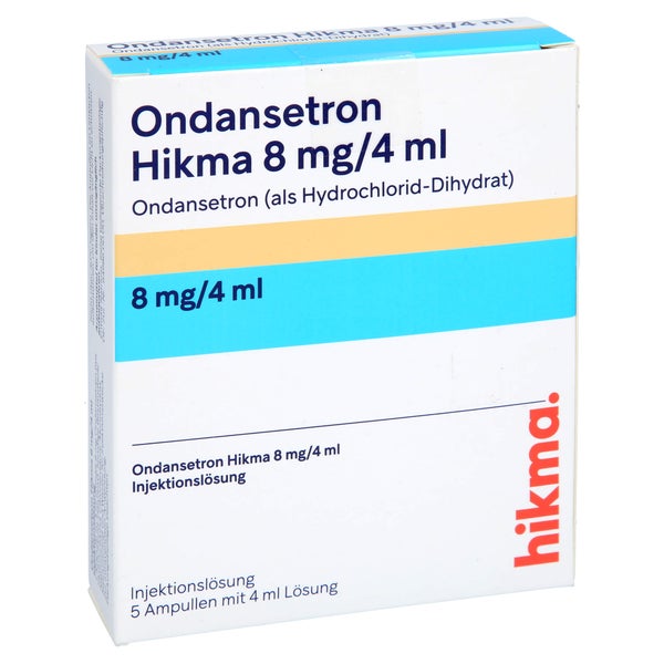 ONDANSETRON Hikma 8 mg/4 ml Injektionslösung Amp. 5 St