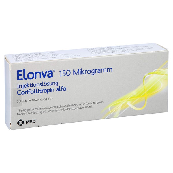 ELONVA 150 Mikrogramm Injektionslsg.i.e.Fertigspr. 0,5 ml