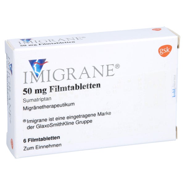 Imigran 50 mg Filmtabletten 6 St