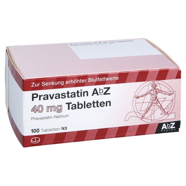 Pravastatin AbZ 40 mg Tabletten 100 St