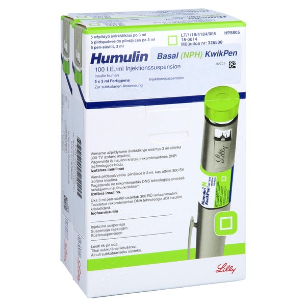 HUMULIN Basal NPH KwikPen Injektionssuspension 10 St