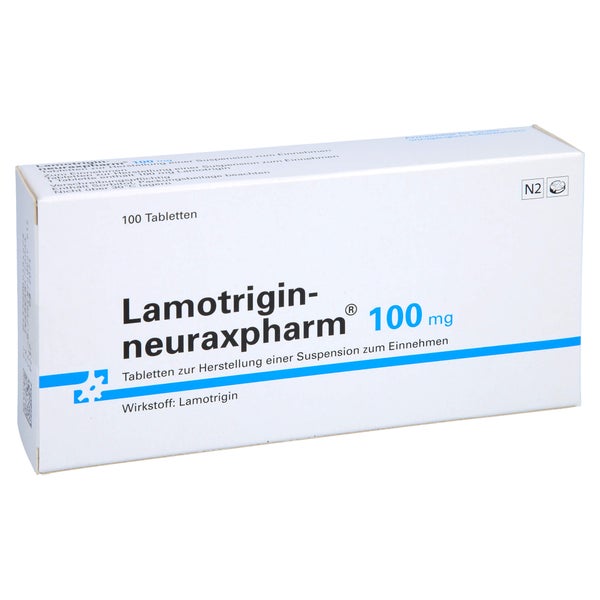 LAMOTRIGIN-neuraxpharm 100 mg Tab.z.H.Susp.z.Einn. 100 St