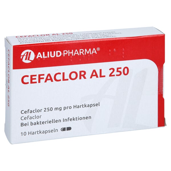 Cefaclor AL 250 Hartkapseln 10 St