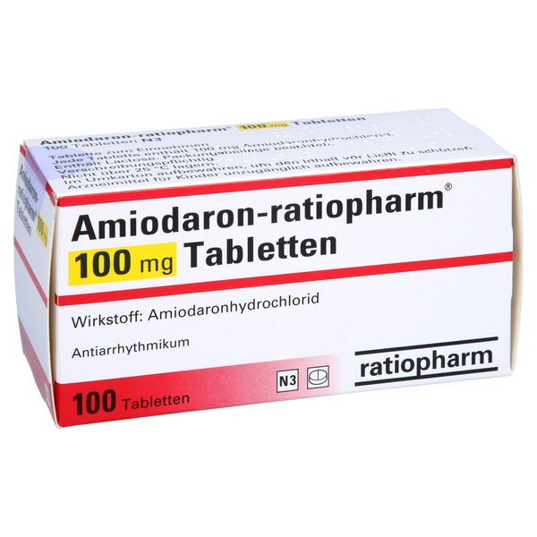 Amiodaron-ratiopharm 100 mg Tabletten 100 St