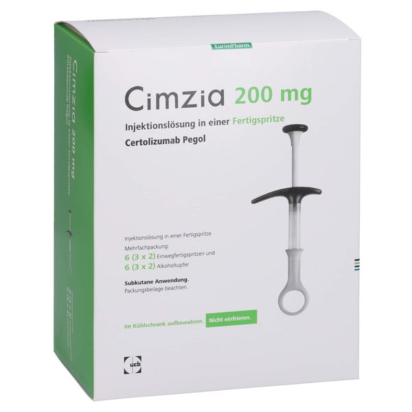 CIMZIA 200 mg Inj.-Lsg.i.e.Fertigspritze 3X2 St