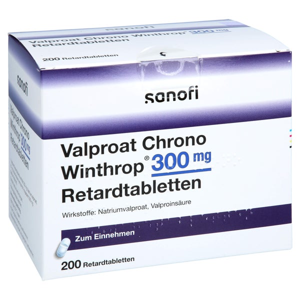 VALPROAT chrono Winthrop 300 mg Retardtabletten 200 St