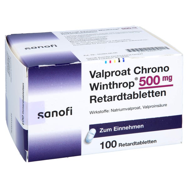 VALPROAT chrono Winthrop 500 mg Retardtabletten 100 St