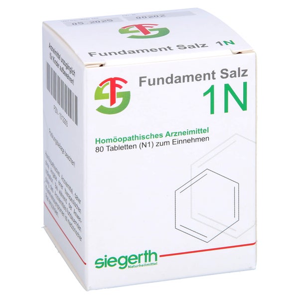 Fundament-salz I N Tabletten 80 St
