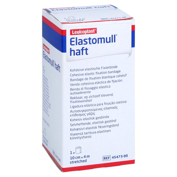 Elastomull haft 10 cmx4 m Fixierbinde 10 St