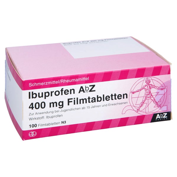 Ibuprofen AbZ 400 mg Filmtabletten 100 St
