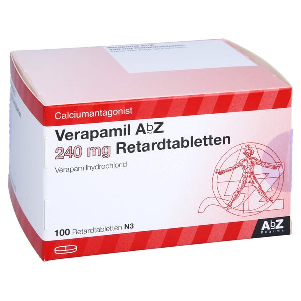 Verapamil AbZ 240 mg Retardtabletten 100 St