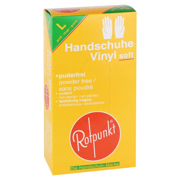 Handschuhe Vinyl soft L 100 St