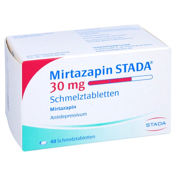 Mirtazapin Stada 30 mg Schmelztabletten 48 St