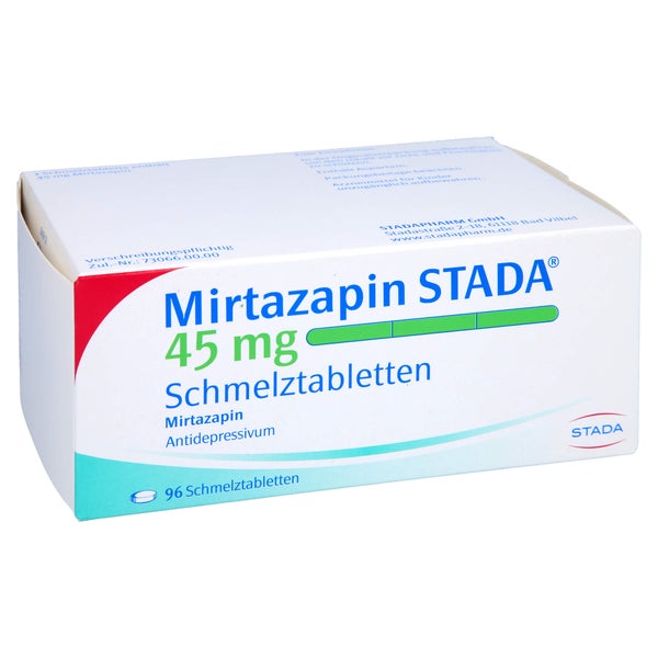 Mirtazapin Stada 45 mg Schmelztabletten 96 St