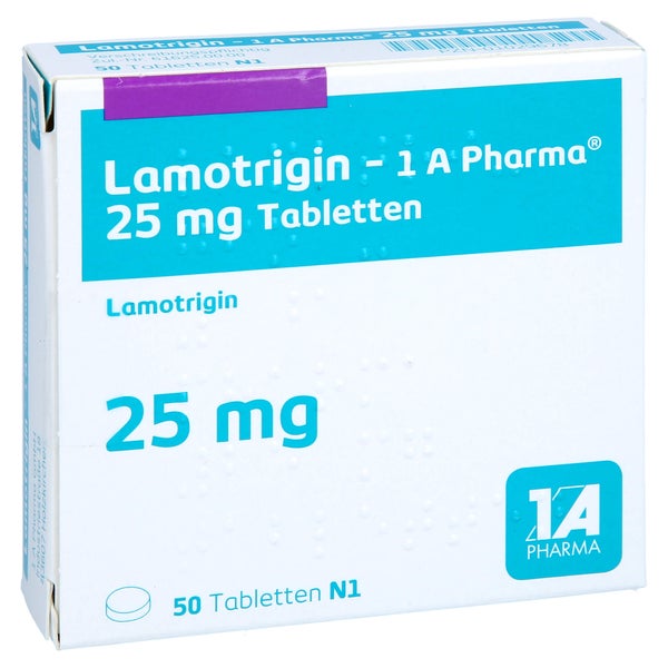Lamotrigin-1a Pharma 25 mg Tabletten 50 St