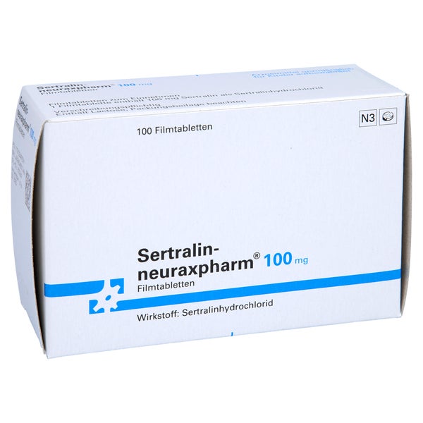 SERTRALIN-neuraxpharm 100 mg Filmtabletten 100 St