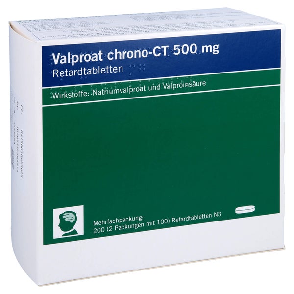 VALPROAT chrono-CT 500 mg Retardtabletten 200 St