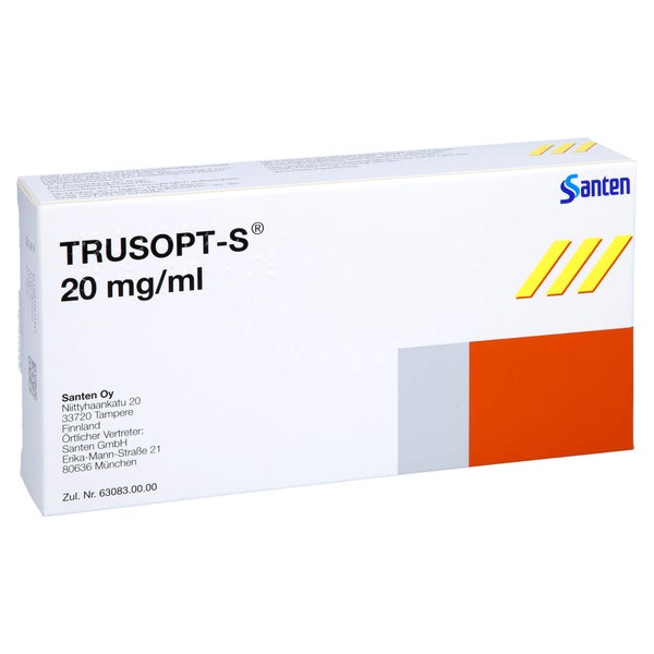 TRUSOPT S 20 mg/ml Augentropfen in Einzeldosisbeh. 30X0,2 ml