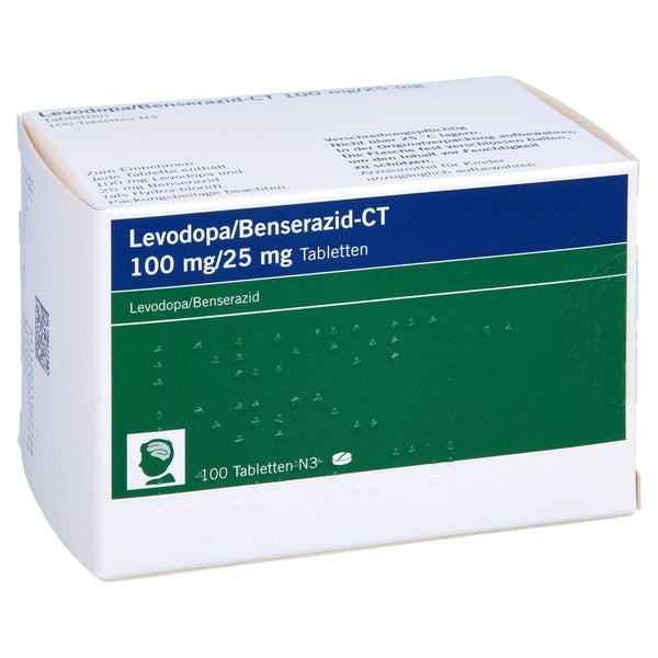 LEVODOPA Benserazid-CT 100 mg/25 mg Tabletten 100 St