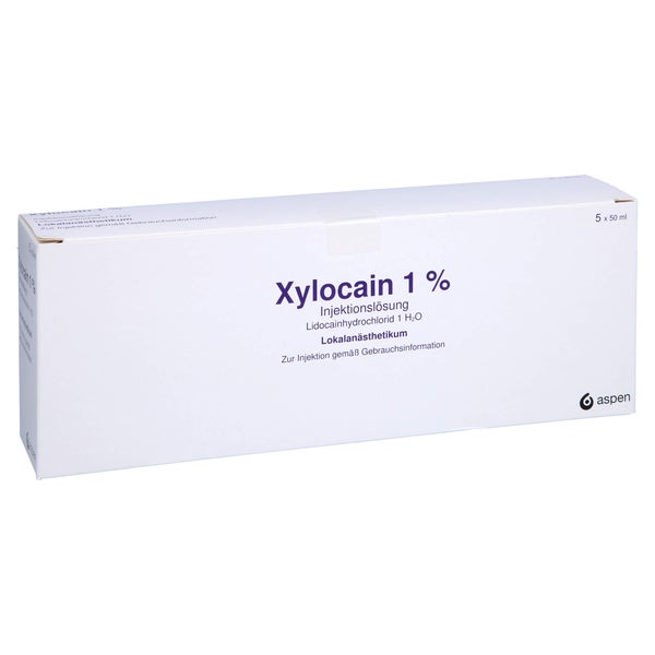 Xylocain 1% Flaschen Injektionslösung 5X50 ml