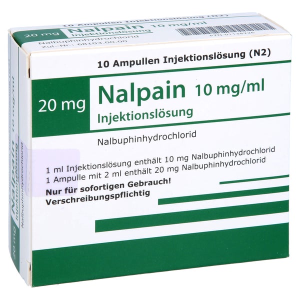 Nalpain 10mg/ml Injektionslösung 10X2 ml