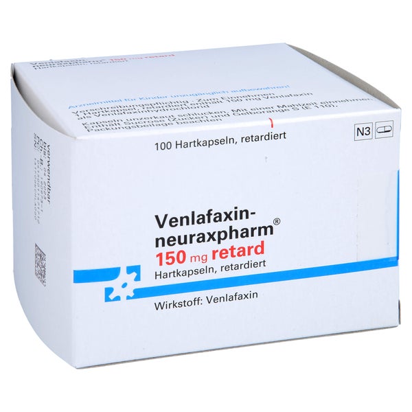 VENLAFAXIN-neuraxpharm 150 mg retard Kapseln 100 St