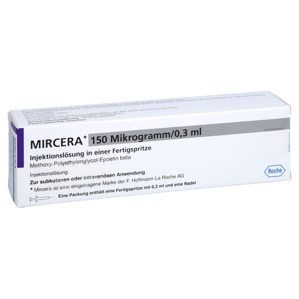 MIRCERA 150 Mikrogramm/0,3 ml Inj.-Lsg.i.e.F.-Sp. 1 St