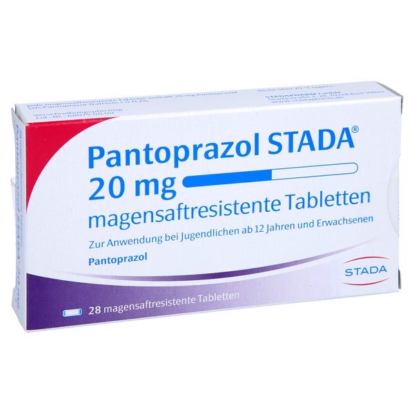 PANTOPRAZOL STADA 20 mg magensaftres.Tabletten 28 St