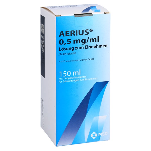 Aerius 0,5 Mg/ml Lösung zum Einnehmen 150 ml