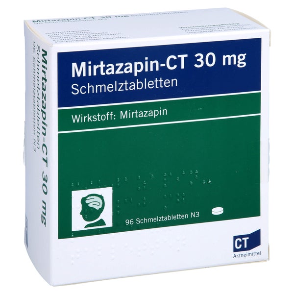 Mirtazapin-ct 30 mg Schmelztabletten 96 St
