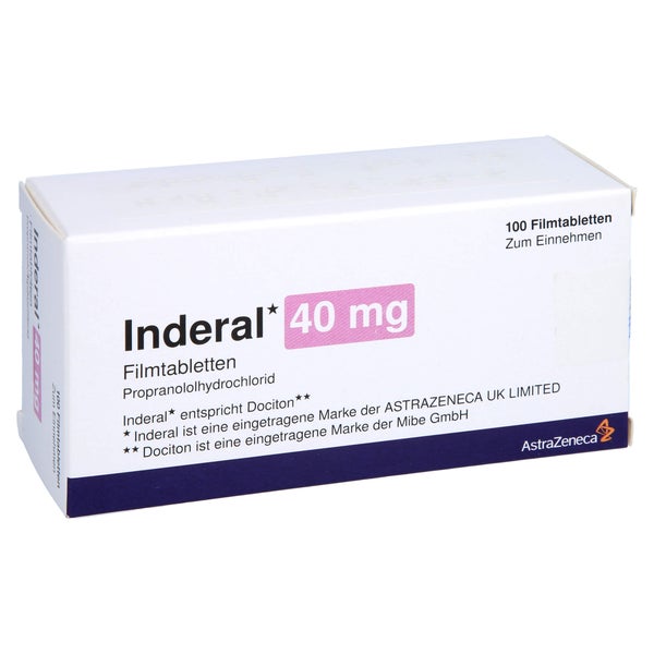 Inderal 40 mg Filmtabletten 100 St